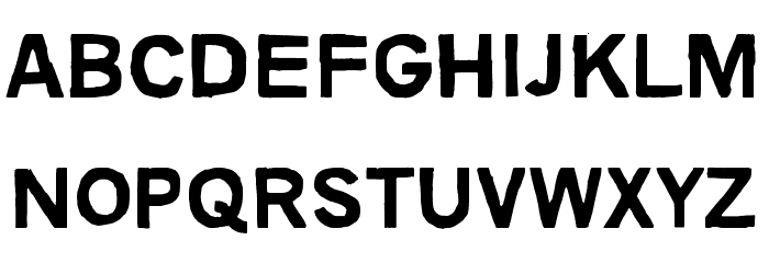 Animals are like people Font LOWERCASE