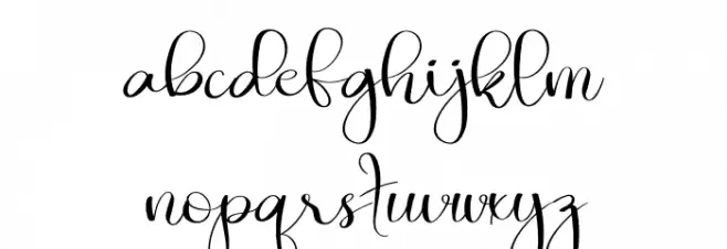 Animals Font LOWERCASE