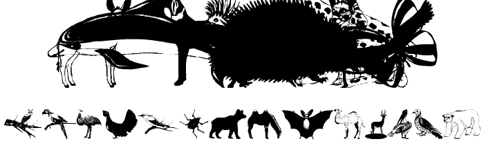 AnimalsAnywhere Font OTHER CHARS