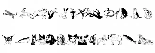 AnimalsAnywhere Polices MAJUSCULES