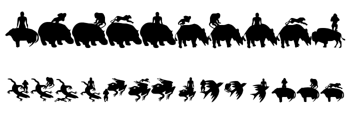 AnimalsMeetings Font OTHER CHARS