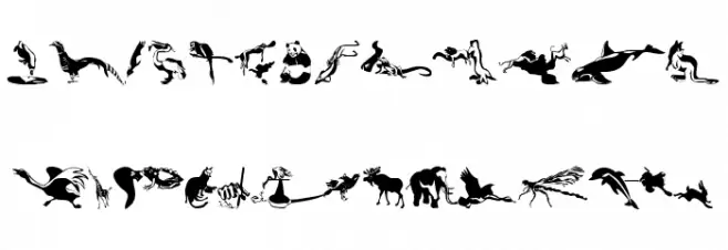 AnimalsPrey-2006 Schriftart Groß