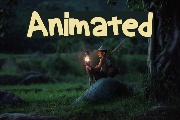 Animated Font examples