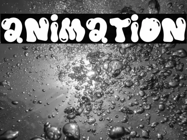 Animation Font examples