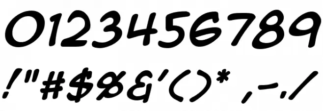 Anime Ace 2.0 BB Bold Font OTHER CHARS