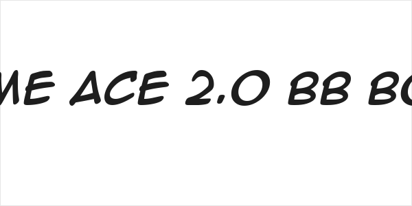 Anime Ace 2.0 BB Bold Logo