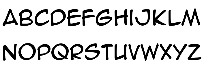 Anime Ace 2.0 BB Font LOWERCASE
