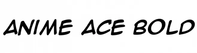 Anime Ace Bold  Frei Schriftart Herunterladen