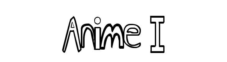 Anime I  baixar fontes gratis