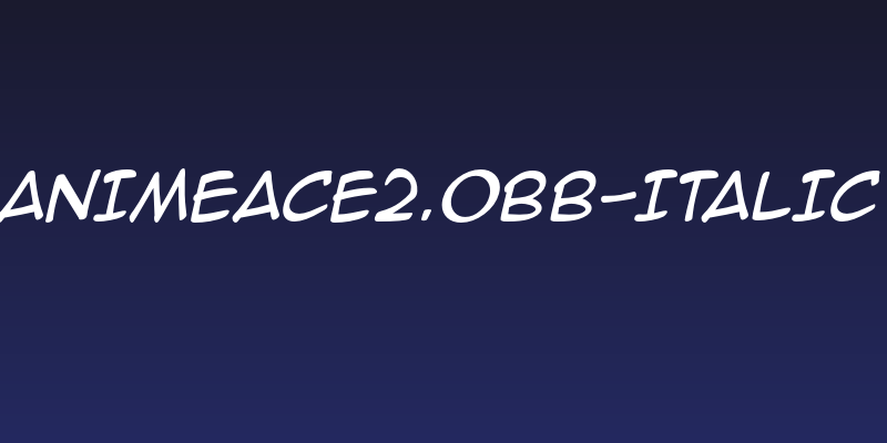 AnimeAce2.0BB-Italic Social Header