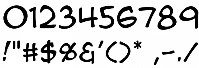 AnimeAce2.0BB Font OTHER CHARS