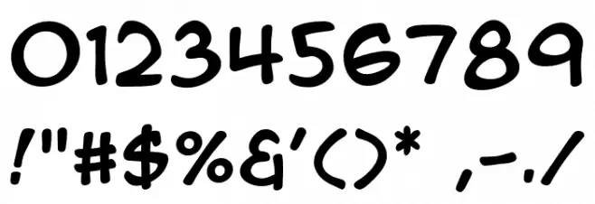 AnimeAce3SK-Bold Font OTHER CHARS