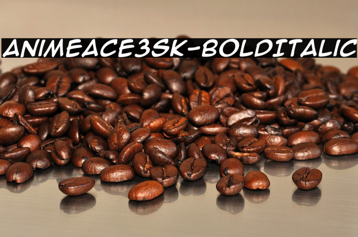 AnimeAce3SK-BoldItalic Example 2