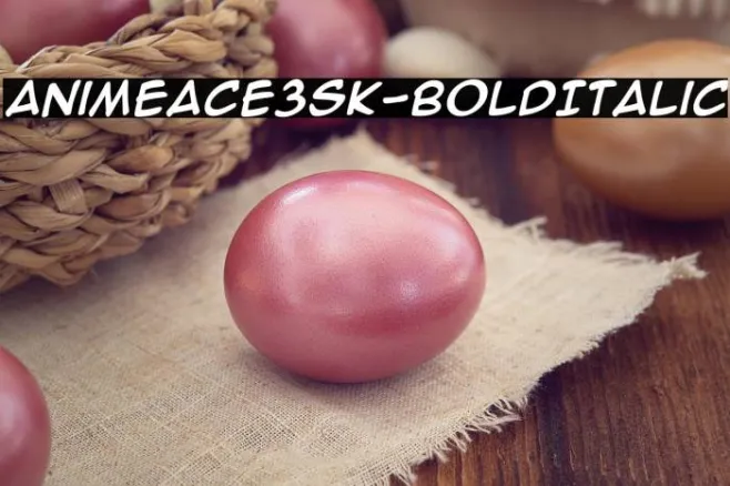 AnimeAce3SK-BoldItalic Example 3