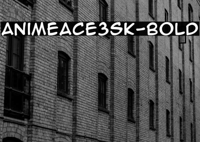 AnimeAce3SK-Bold Example 2