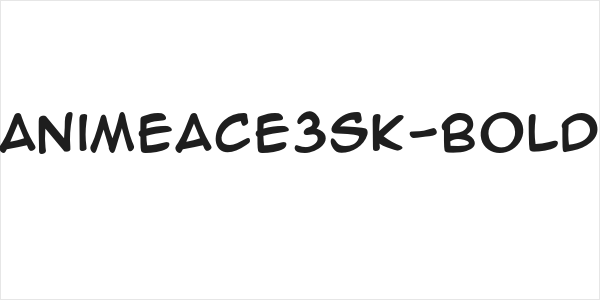 AnimeAce3SK-Bold Logo