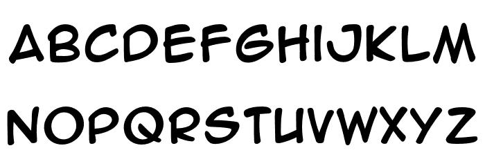 AnimeAce3SK-Bold Font LOWERCASE