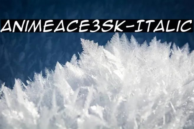 AnimeAce3SK-Italic Example 3