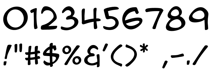 AnimeAce3SK-Regular Font OTHER CHARS