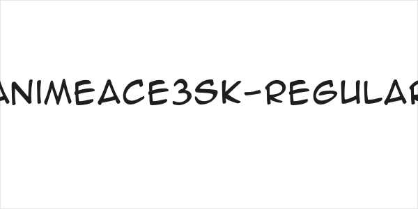 AnimeAce3SK-Regular Logo