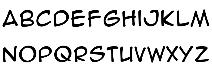 AnimeAce3SK-Regular Font LOWERCASE
