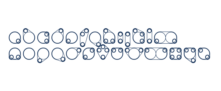 Animoto Bubbly Lowercase