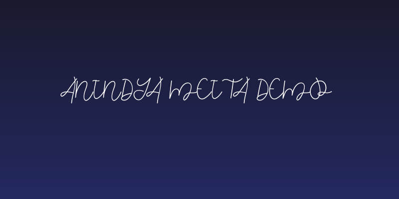 Anindya Meita Demo Social Header