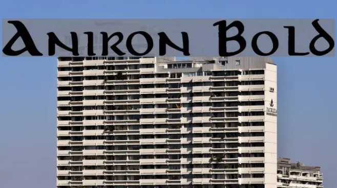 Aniron Bold Example 3