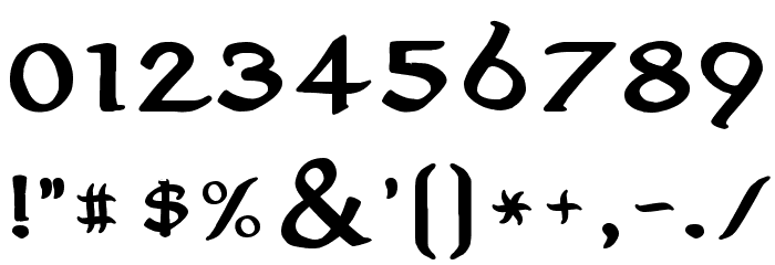AnironC Bold Font OTHER CHARS