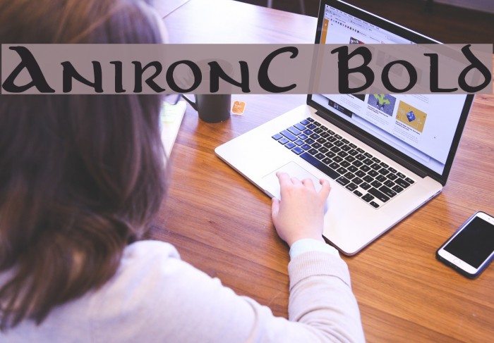 AnironC Bold Font examples