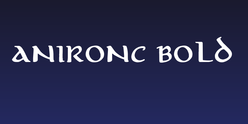 AnironC Bold Social Header