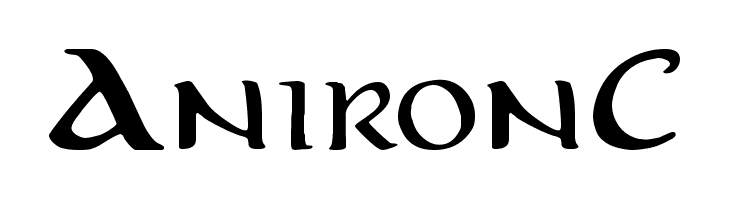 AnironC  フリーフォントのダウンロード