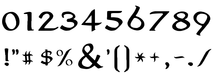 AnironC Font OTHER CHARS