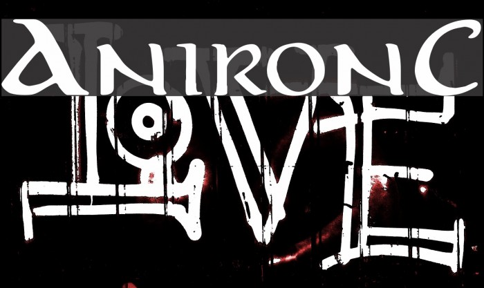 AnironC Font examples