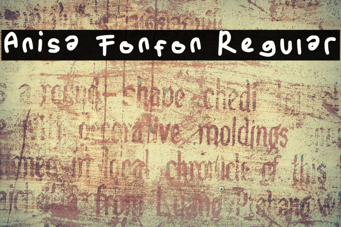 Anisa Fonfon Regular Example 3