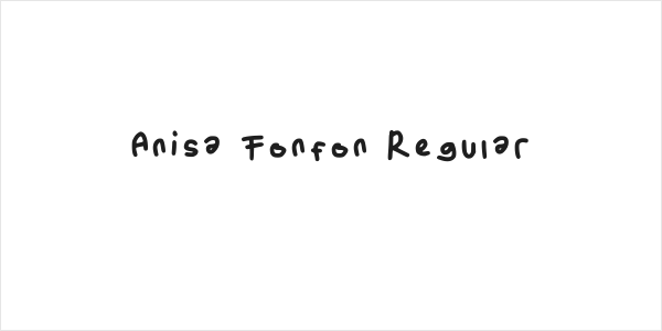 Anisa Fonfon Regular Logo