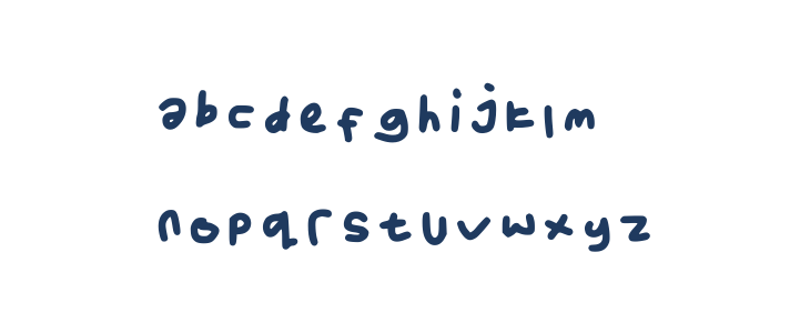 Anisa Fonfon Regular Lowercase