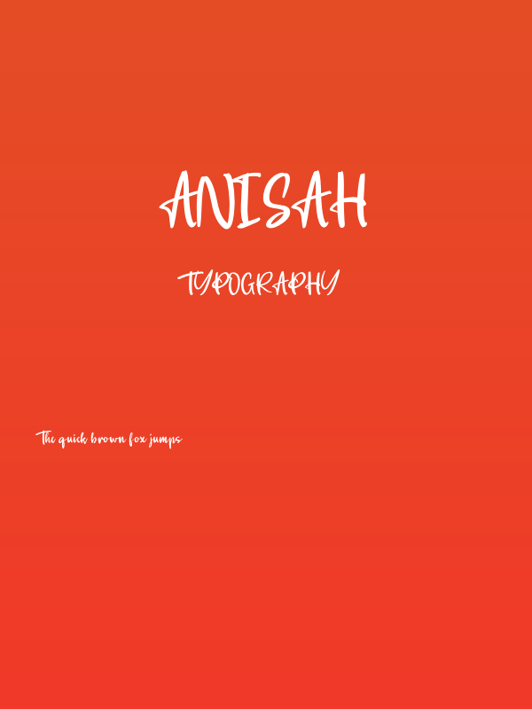 Anisah Poster
