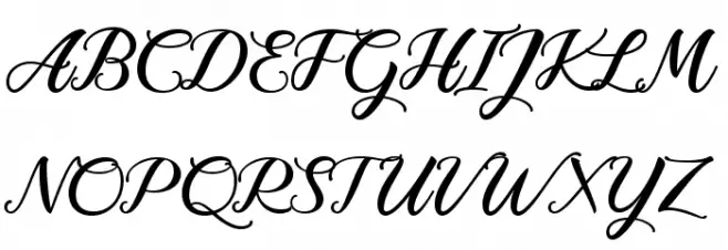 Anisha Free Regular Schriftart Groß