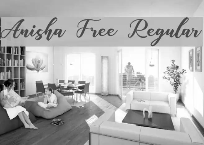 Anisha Free Regular Font examples