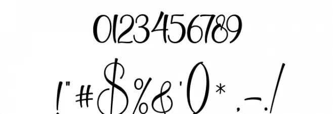 Anisha Font OTHER CHARS