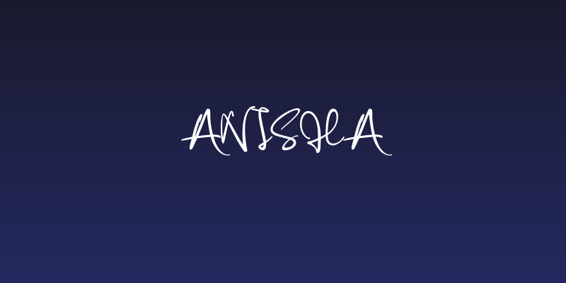 Anisha Social Header