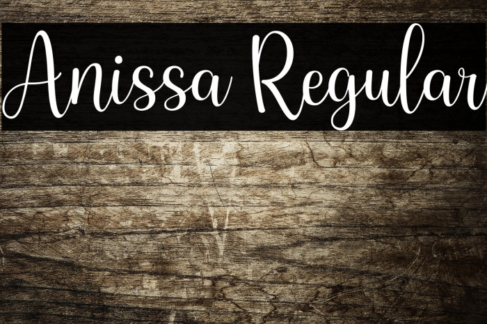 Anissa Regular Example 1