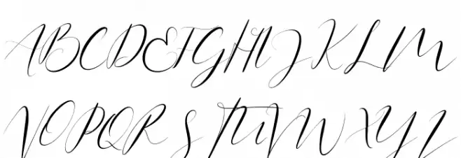 Anita Jane Schriftart Groß