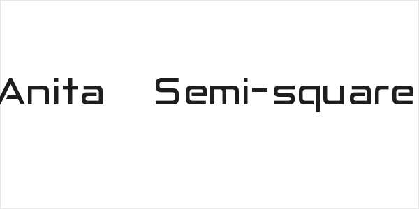 Anita  Semi-square Logo