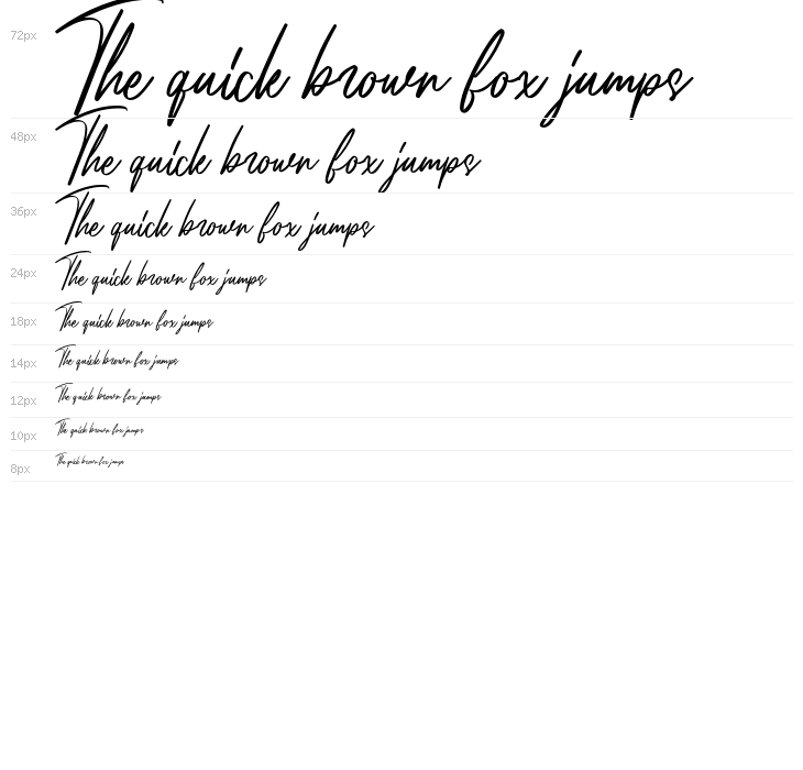 AnitaScriptDEMO-Regular Waterfall