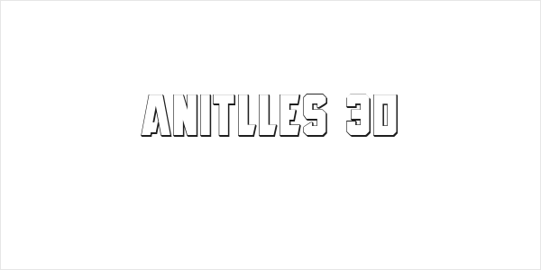 Anitlles 3D Logo