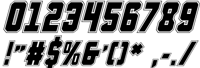 Anitlles Academy Italic Font Alte caractere