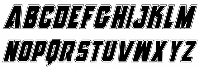 Anitlles Academy Italic Font Litere mici