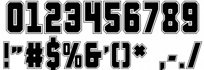 Anitlles Academy Font OTHER CHARS